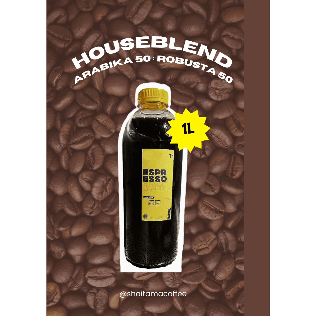 

HOUSE BLEND Arabika 50 : Robusta 50 / Coffee Consentrate / Konsentrat Kopi
