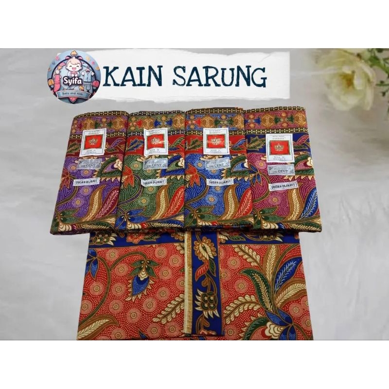 KAIN SARUNG BATIK CAP CENT KAIN SARUNG WANITA SARUNG IBU MELAHIRKAN
