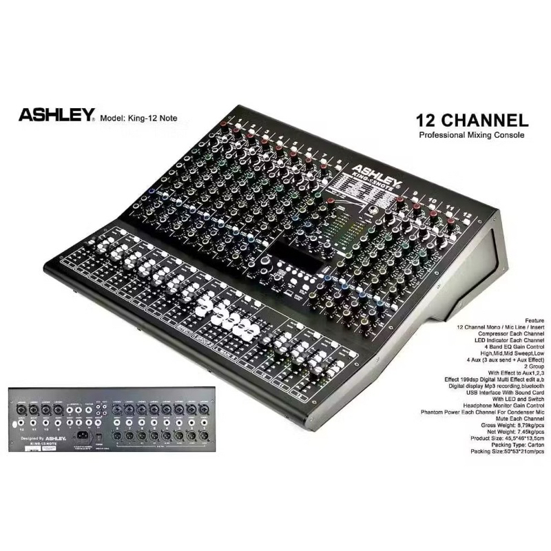 MIXER ASHLEY KING 12 NOTE ORIGINAL