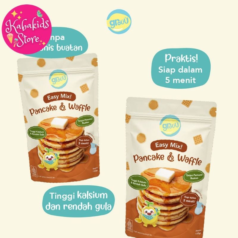 

Grouu - Easy Mix Pancake Waffle 150Gr