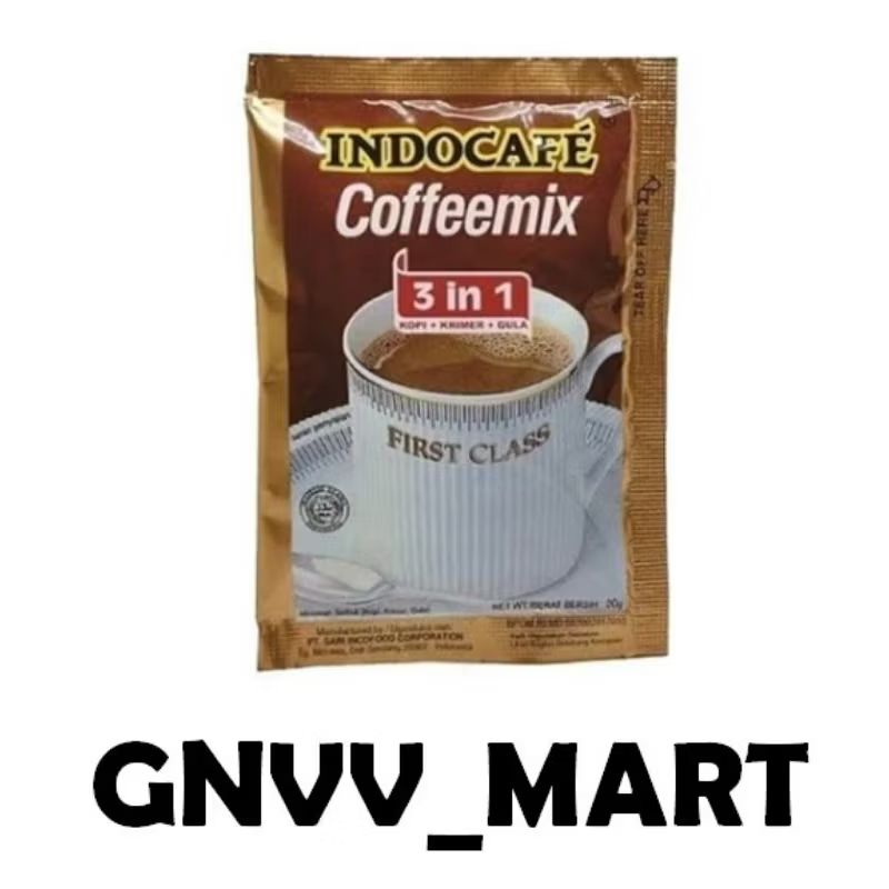 

kopi indocafe coffemix 3in1 20gram 1renceng