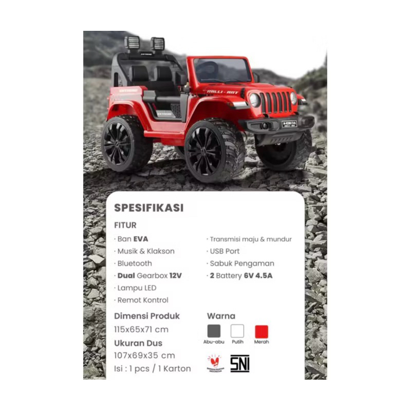 Preloved mobil Aki Anak