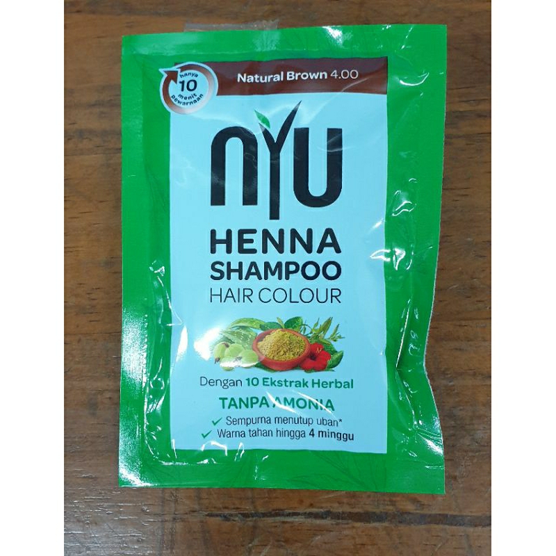 Nyu henna shampoo semir rambut