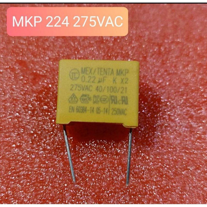 KAPASITOR MKP 224 275VAC MKP MKT 0.22uf 0.22 UF