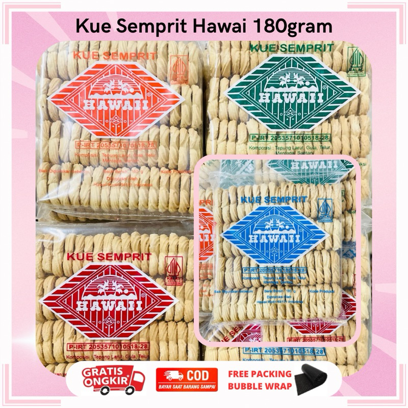 

KUE SEMPRIT HAWAI 180GRAM | SAGU SEMPRIT HAWAI PREMIUM MURAH