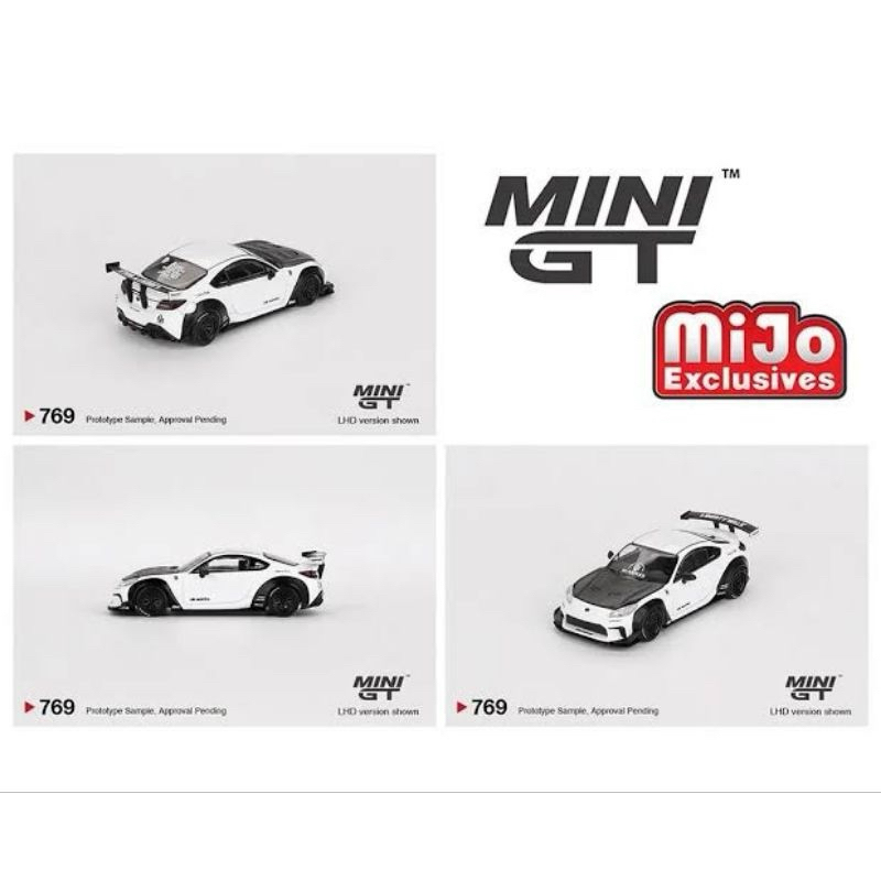 Mini gt Toyota Gr86 Lbwk putih