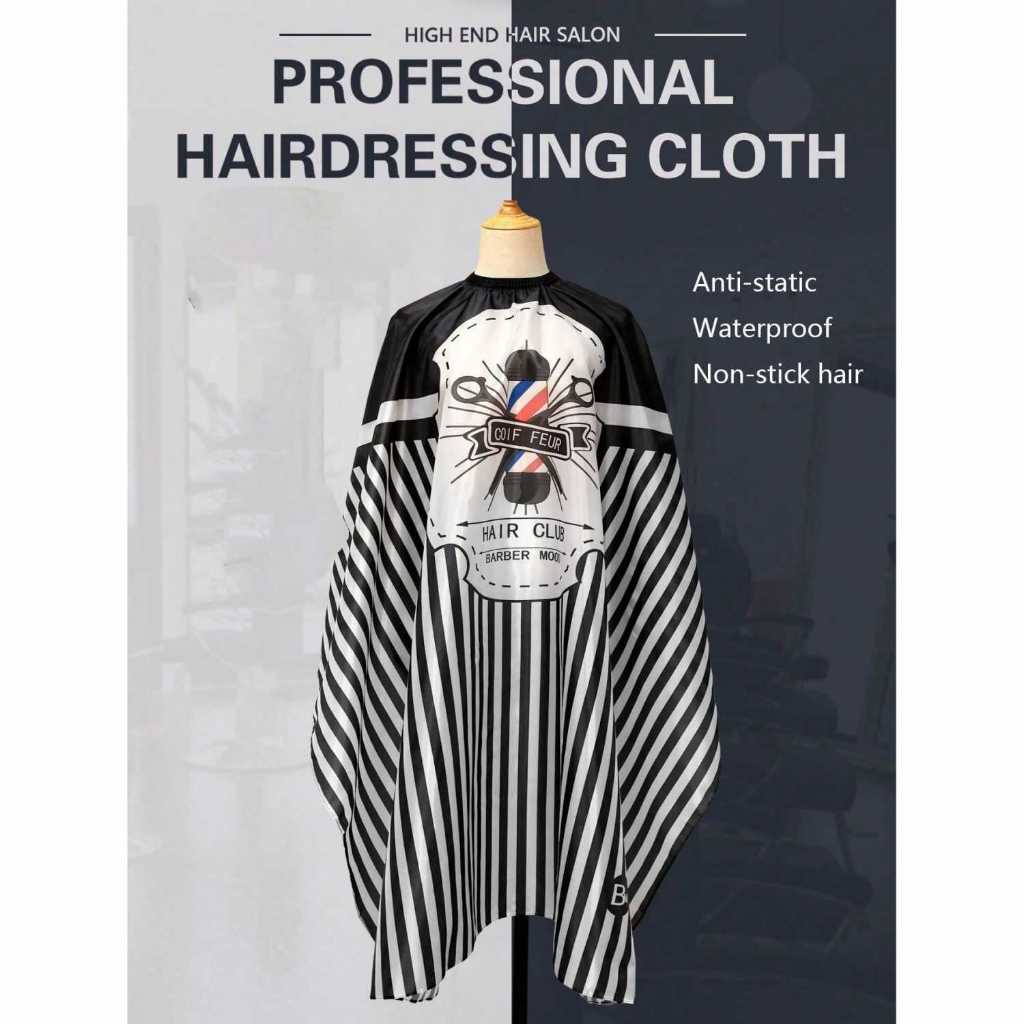 kain kip potong rambut / jubah cukur rambut kap apron barbershop salon pangkas rambut ukuran dewasa 
