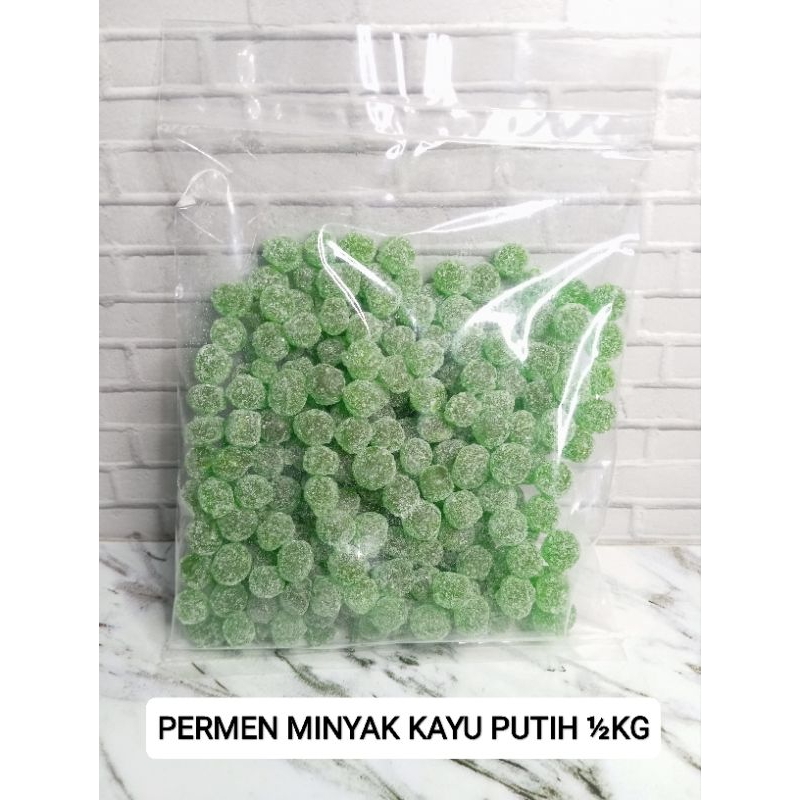 

Permen Minyak Kayu Putih Original Harga Murah Kemasan 1/2Kg