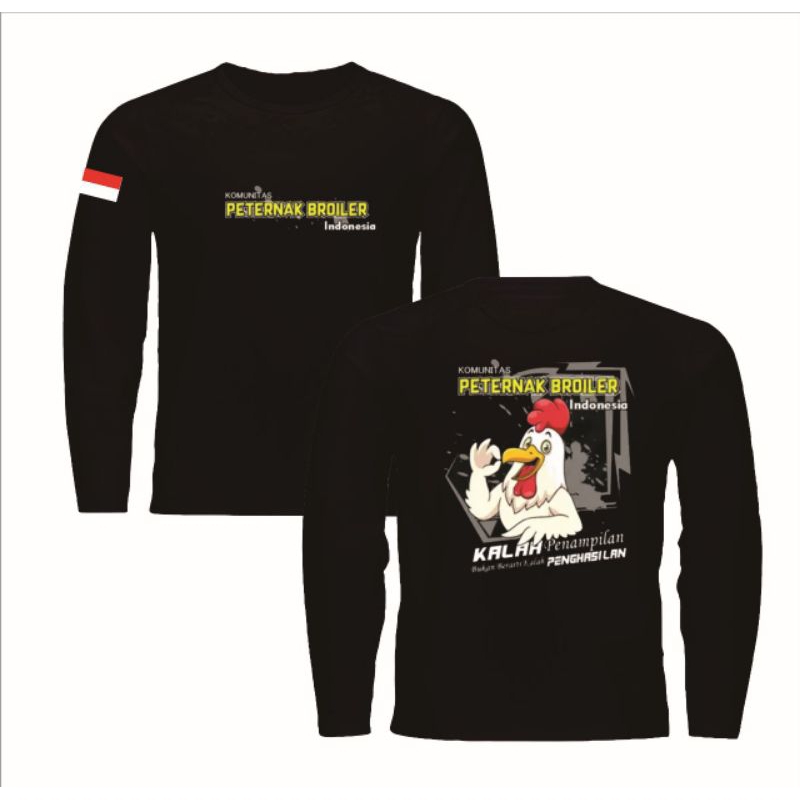 Kaos Lengan Panjang Komunitas Peternak Broiler Indonesia