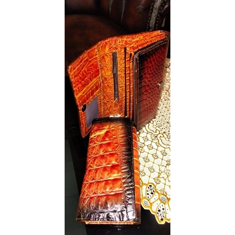 Dompet Kulit Buaya Asli PriaWanita-Meraukepapuaselatan