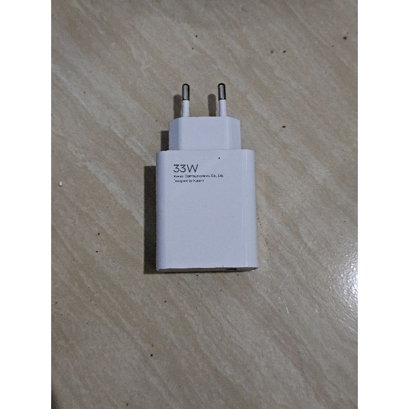Batok Kepala Charger Xiaomi 33 Watt 100% Original