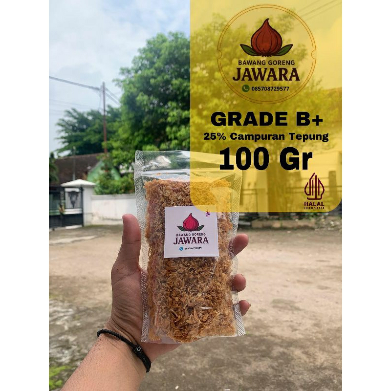 

Bawang Merah Goreng Grade B+ 100gr kriuk renyah