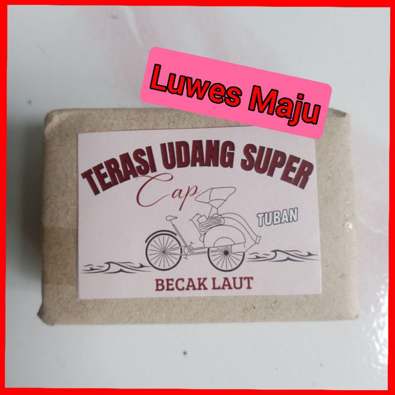 

Terasi Udang Super Cap BECAK LAUT Asli Tuban