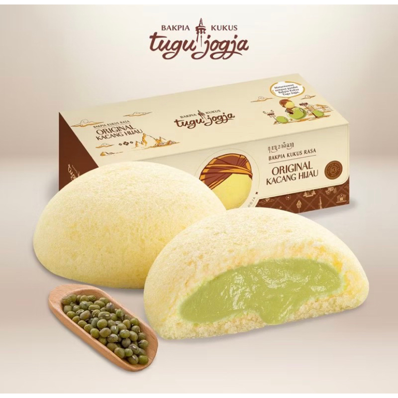 

Bakpia Kukus Tugu Jogja Original Kacang hijau - Travel pack