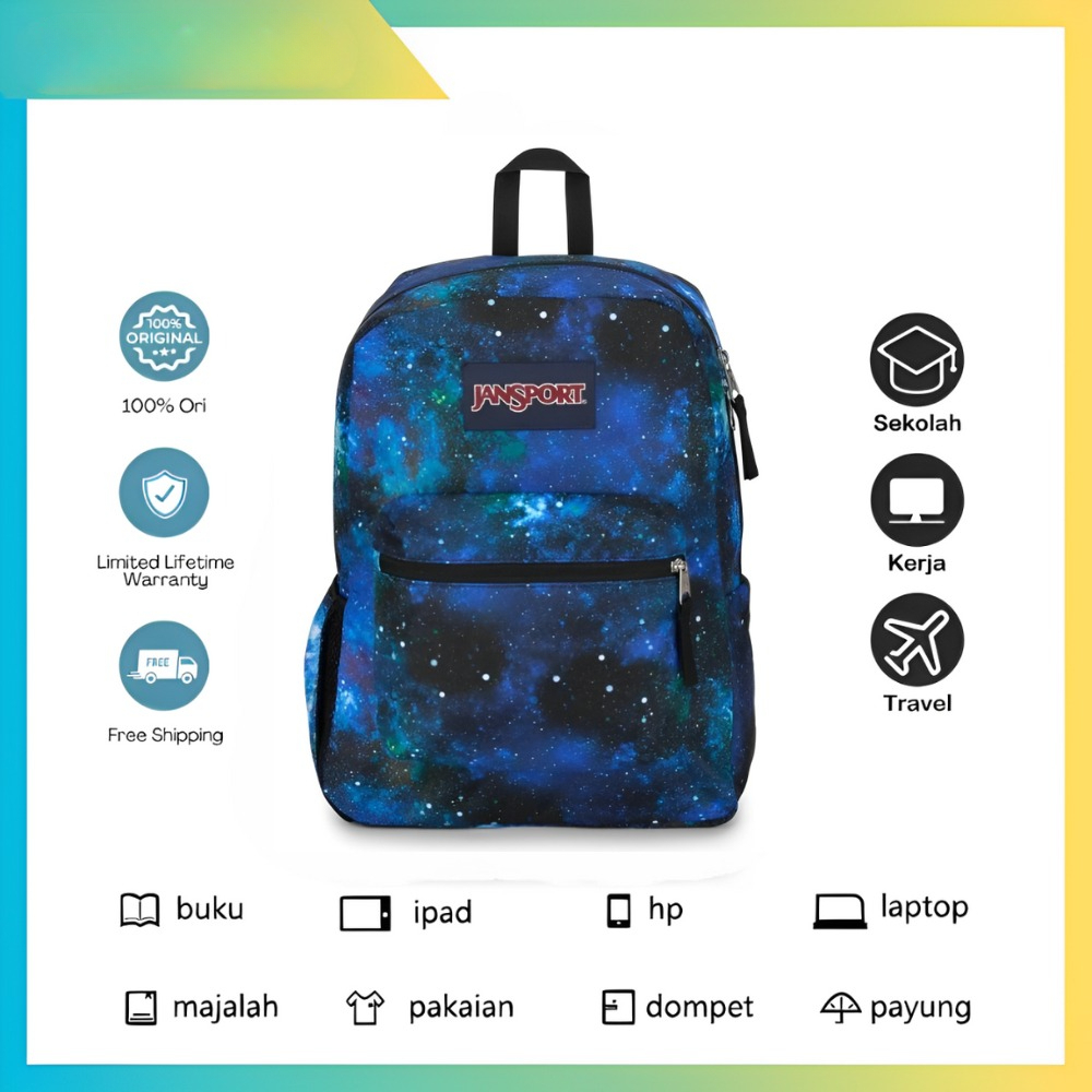 [PROMO IDUL ADHA] Tas Sekolah,Tas KuliahJanSport Superbreak Backpack - Galaxy / Tas Jansport Origina