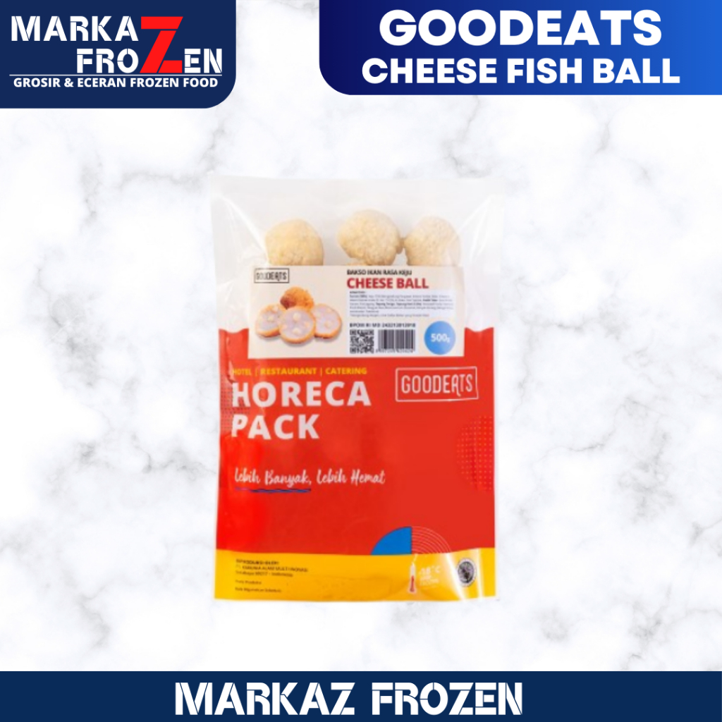 

GOODEATS HORECA CHEESE FISH BALL 500GR