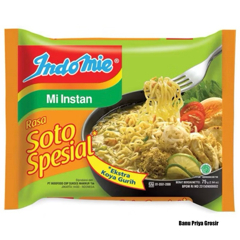 

Mie Instan Indomie Rasa Soto Spesial 75GR