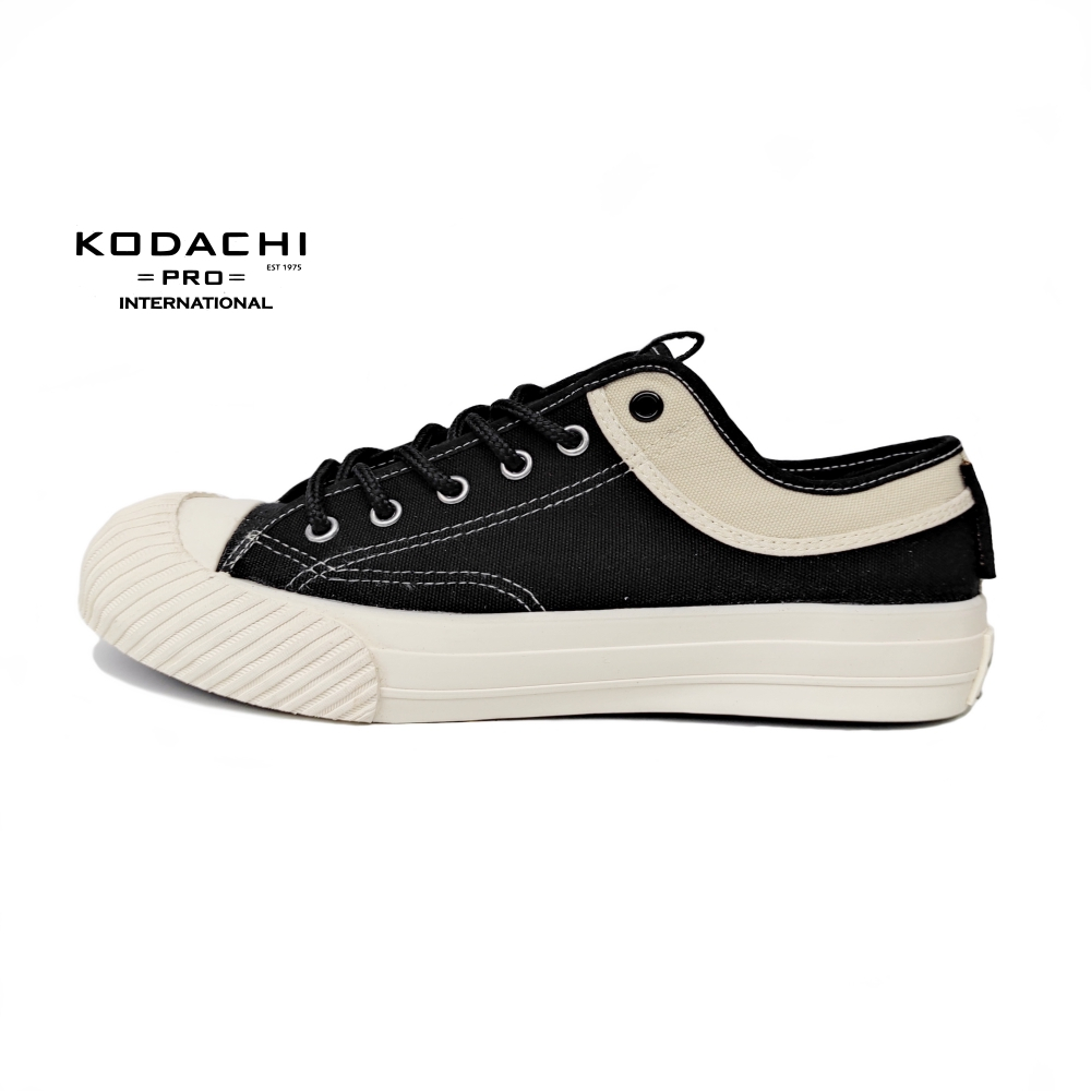 Sepatu Kodachi Pro "The New Yorker" International Waterproof Low Hitam-Cream / Sepatu Kodachi Origin