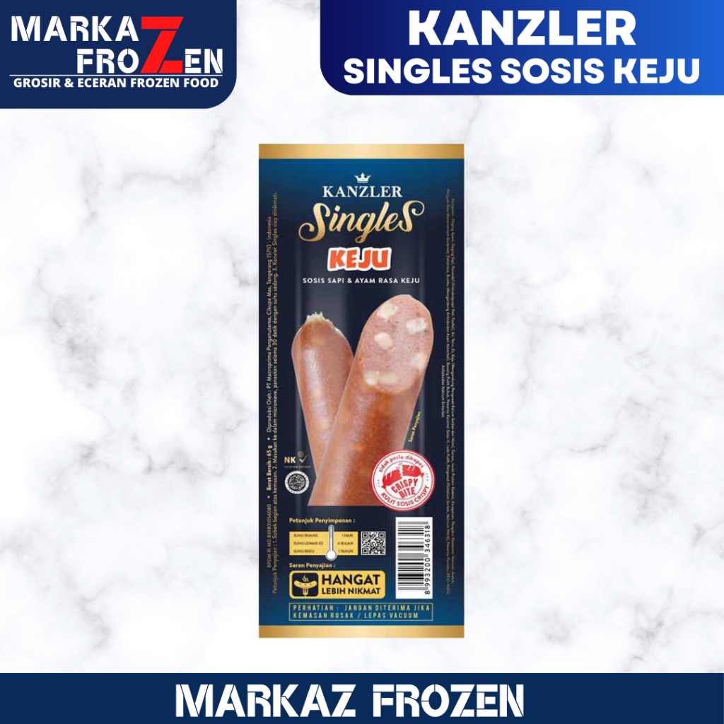

KANZLER SINGLES SOSIS KEJU 65GR