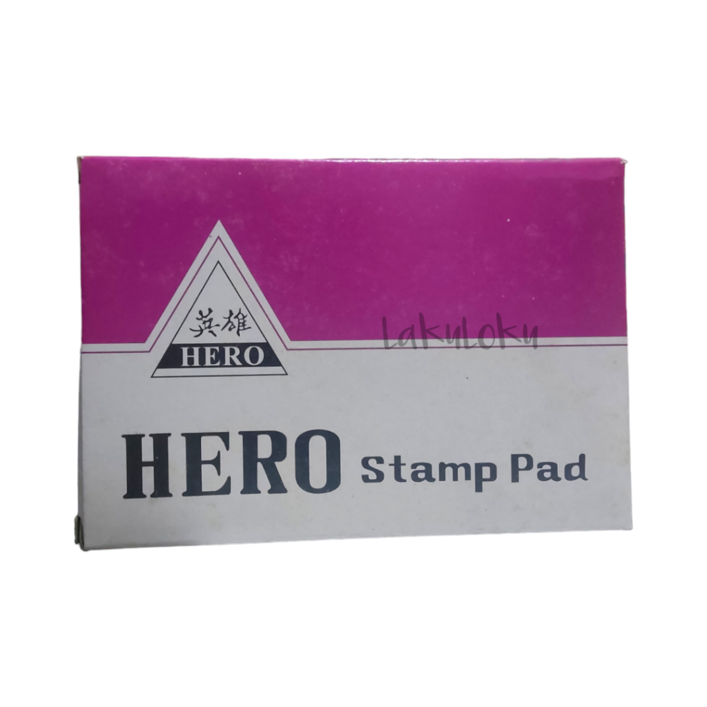 

Bantalan Stempel / Bak Stempel / Stamp Pad Hero E-1460 Besar Tinta Ungu