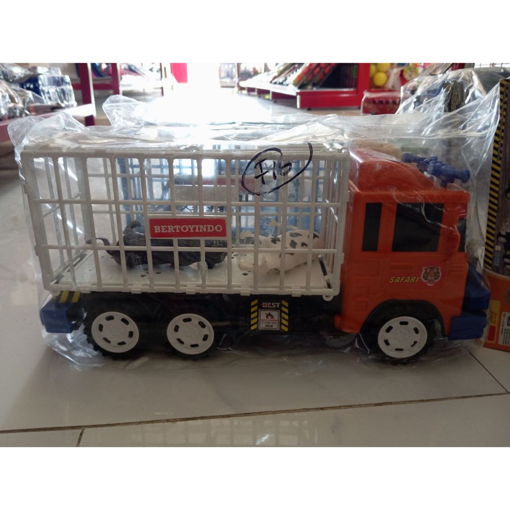 Mainan Anak Mobil Truk Hewan  / Animal Truck Friction CD6028B