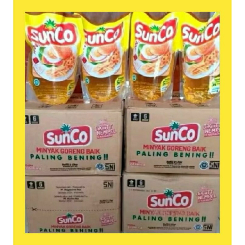 

Sunco 1 dus kemasan 2 Liter isi 6 pouch