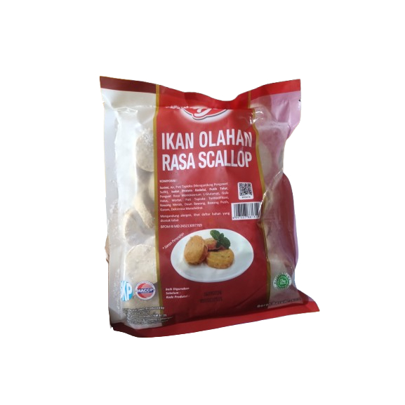 

500gr dakden ikan olahan rasa scallop