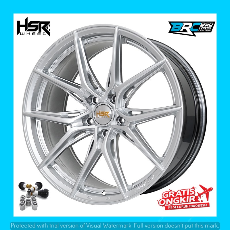 Velg mobil jdm hsr wurzbrug ring 19 cocok untuk camry xpander innova dll