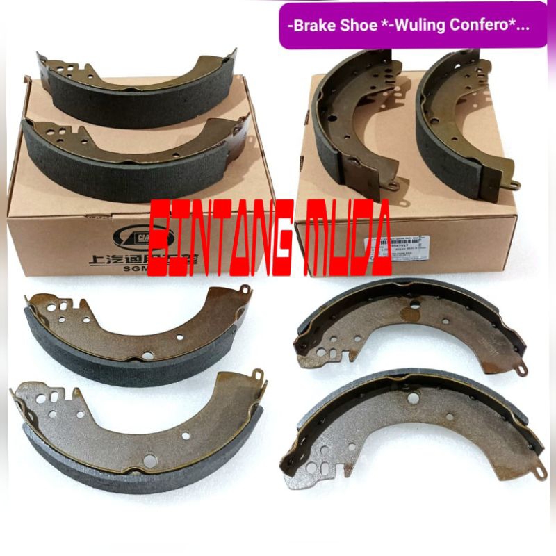 BRAKE SHOE WULING CONFERO FORMO, KAMPAS REM BELAKANG WULING CONFERO
