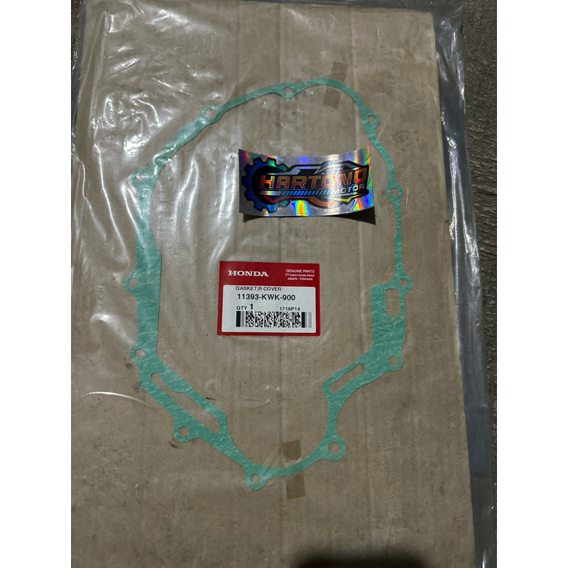 Packing Kopling Kanan Gasket R CrankCase Cover 11393-KWK-900 Original Honda CRF MegaPro CB 150 Verza