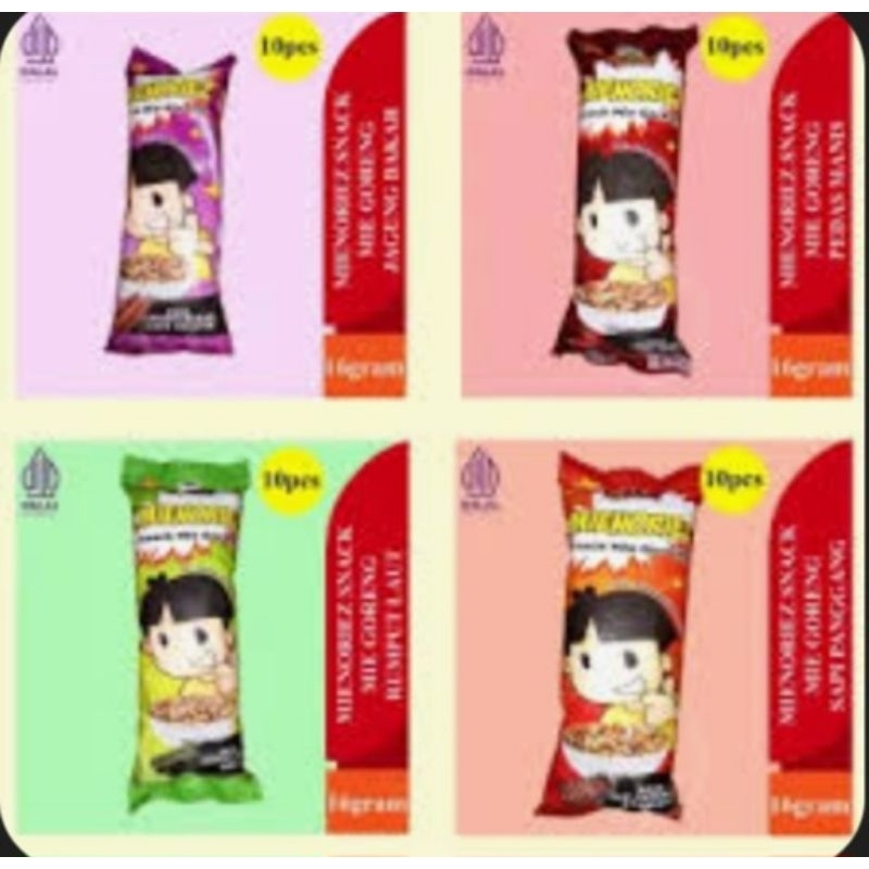 

(10 pcs) Mienoriez Cemilan Mie Remes Gemez