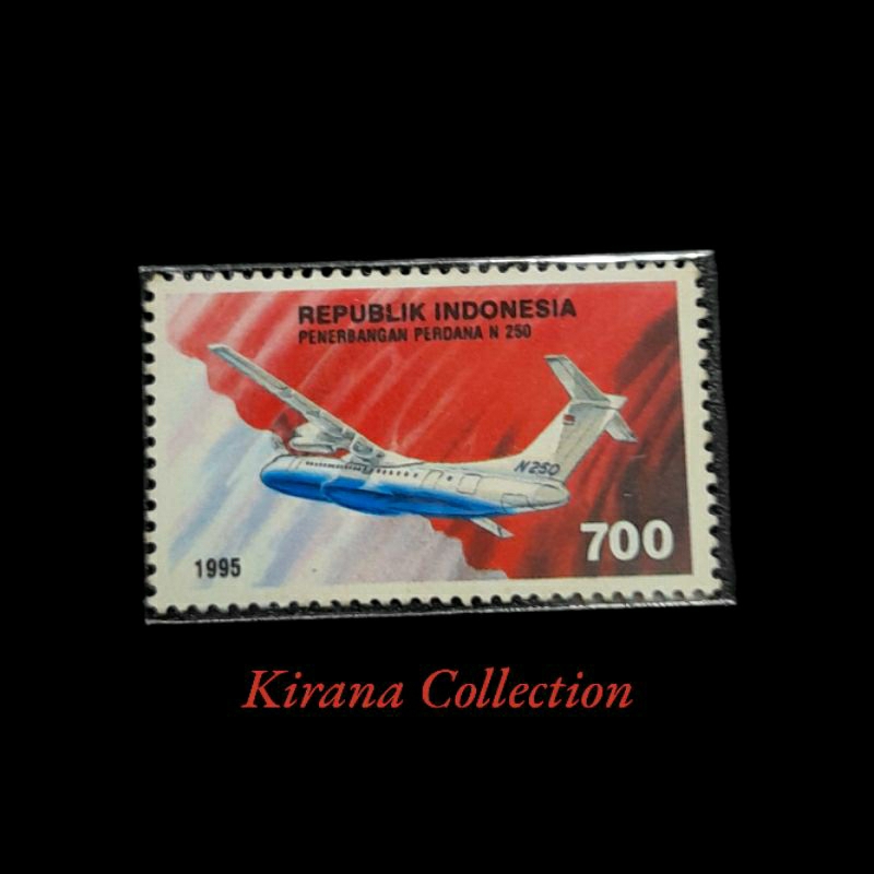 

LOT F343 KOLEKSI PRANGKO INDONESIA I-476 1V PENERBANGAN PERDANA N 250 1995
