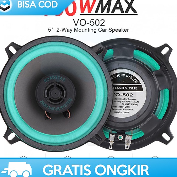 SPEAKER SUBWOOFER SPEKER MOBIL HIFI TAFFSTUDIO 5 INCH 1PCS 1WATT 12V KODE L7N7