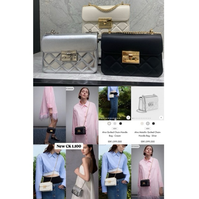 bag Charles n keith New mini bag tabung original store |jastip_titipoutfit