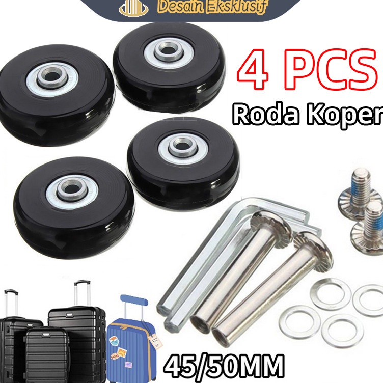 4Pcs Roda Koper  Roda Putar 36  Roda Koper Viber  Roda Koper Polo  Roda Koper Travel  Pengganti Kare