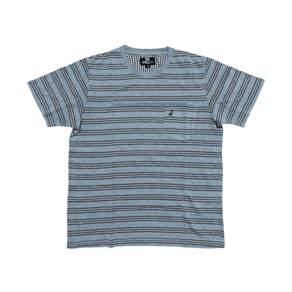 MICHIKO LONDON JEANS "American Stripes" Pocket T-Shirt