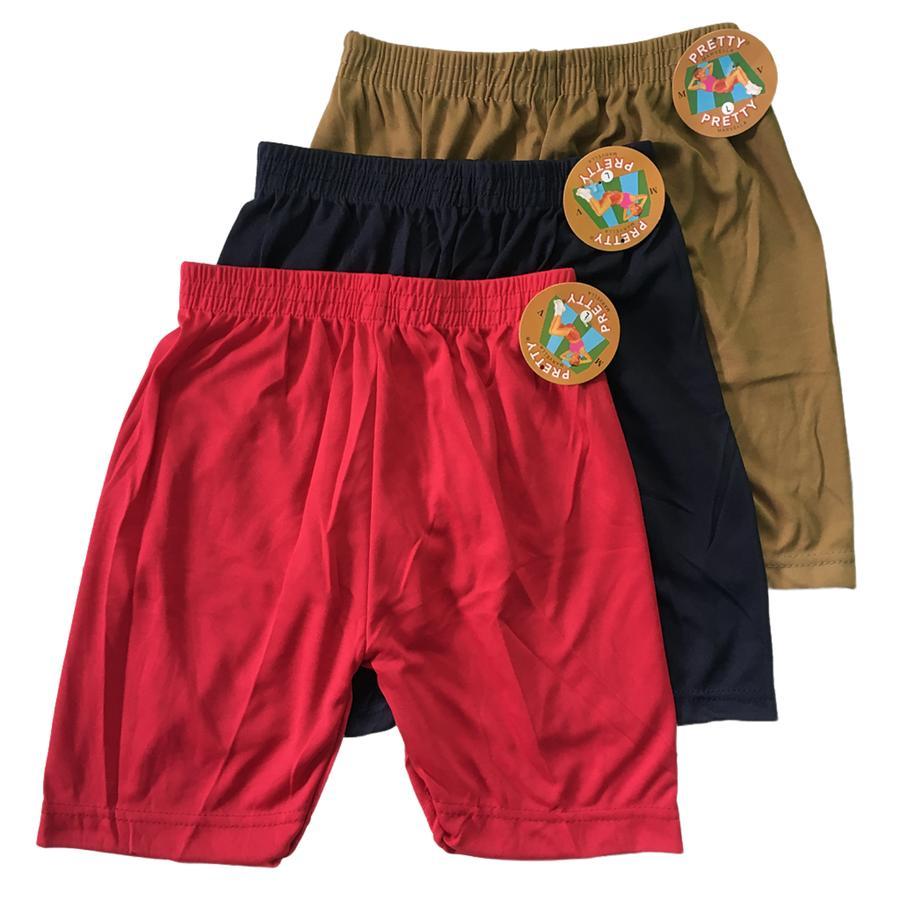 [3 PCS] Celana Daleman Rok Short Pretty Rangkepan Celana Pendek ( 3pc ) Celana Pendek PRETTY | CD ra