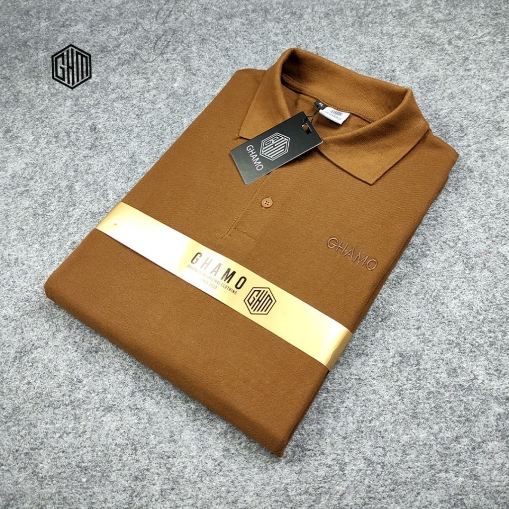 Kaos Kerah Pria Branded Berkualitas / Polo Shirt Pria Higt Quality Original Ghamo / Kaos Berkerah Pr