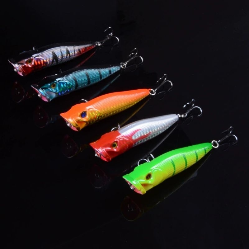[POP 07] Umpan Pancing Popper 9,5cm 12gr Lure Casting Ultralight Popper Premium