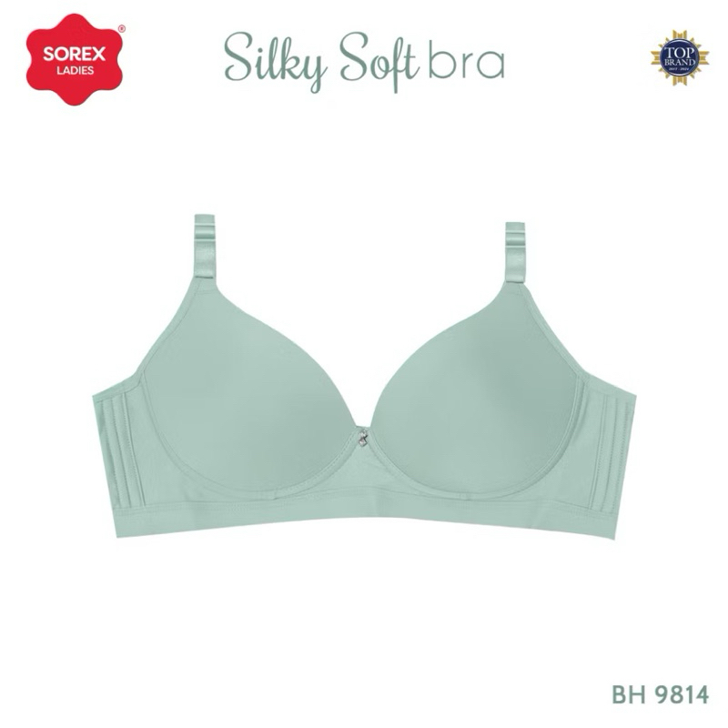 Bra Sorex Silky Soft | Bra Sorex Busa Sedang | Bra Sorex Tanpa Kawat Cup B-C | Bra Sorex art 9814
