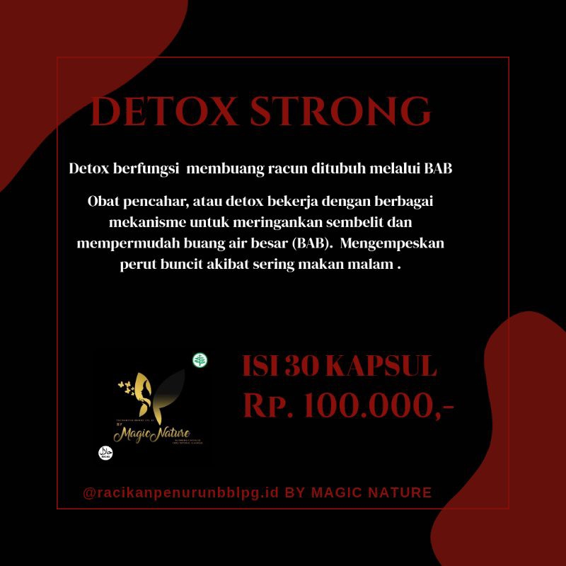 Detox Strong penghilang perut buncit