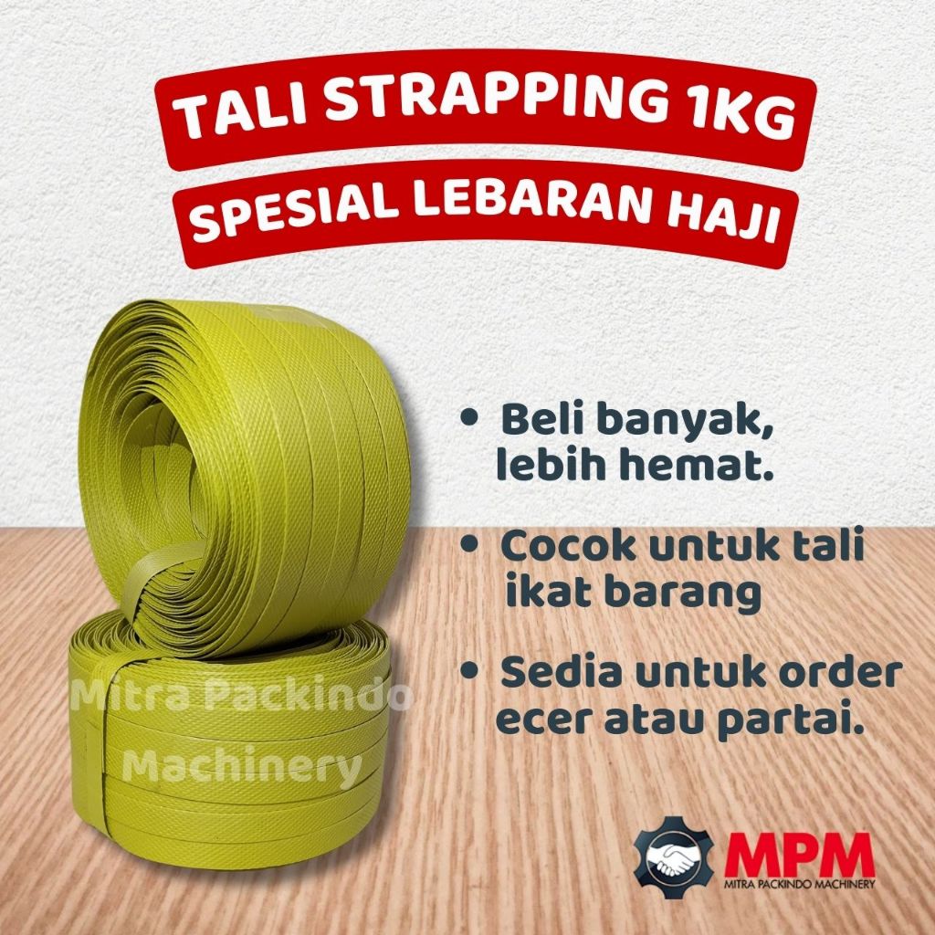 

SPECIAL KEMERDEKAAN Tali Kuat Serbaguna Pengikat Barang Strapping 15 mm 1Kilo