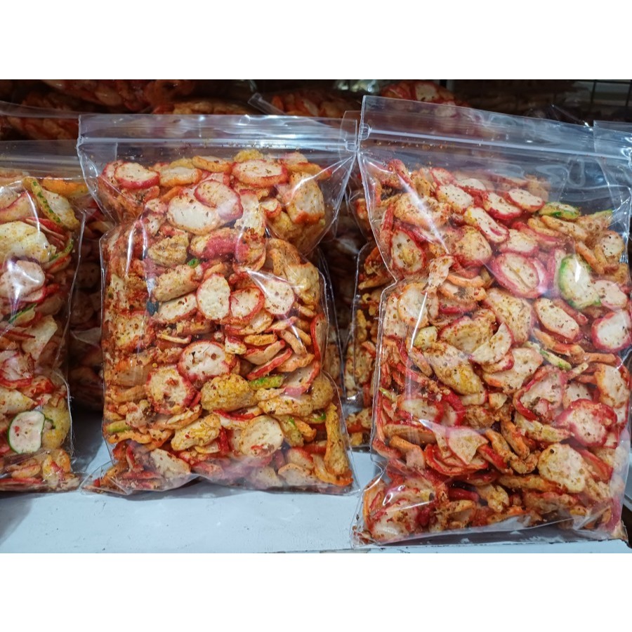 

PROMO 2 BUNGKUS KERUPUK SEBLAK BAWANG EXTRA PEDAS SERBA 50 GRAM