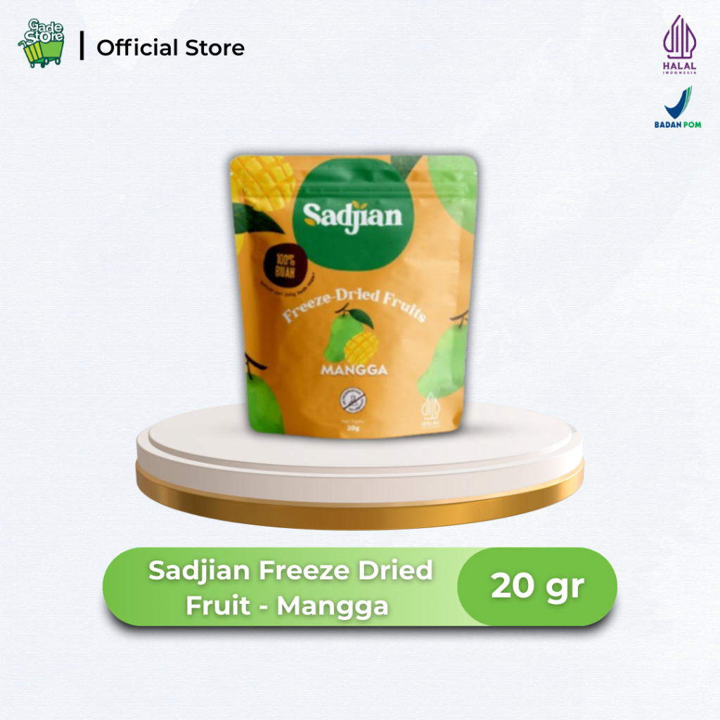 

Freeze Dried Fruit Mangga 20 gr - Sadjian