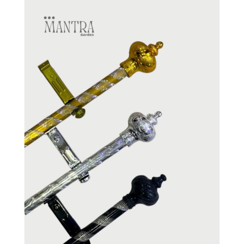 BATANG GORDEN FULLSET MOTIF ULIR TIANG GORDEN SET LENGKAP 50cm-400cm