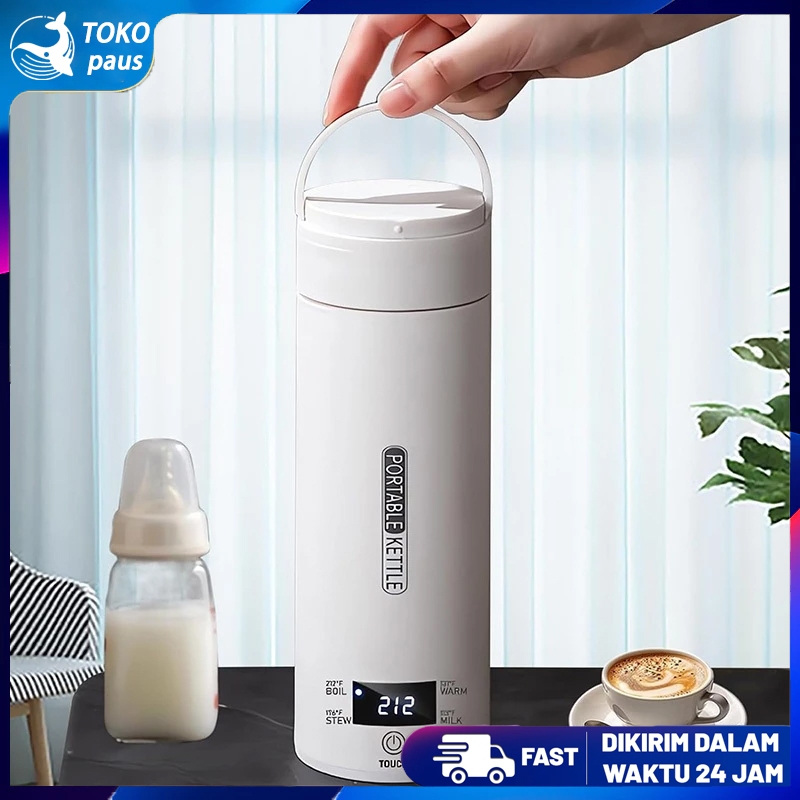Pemanas Air Listrik Mobil /Cangkir Termos Portabel/Pemanas Air Listrik  /Electric Thermos Kettle Por