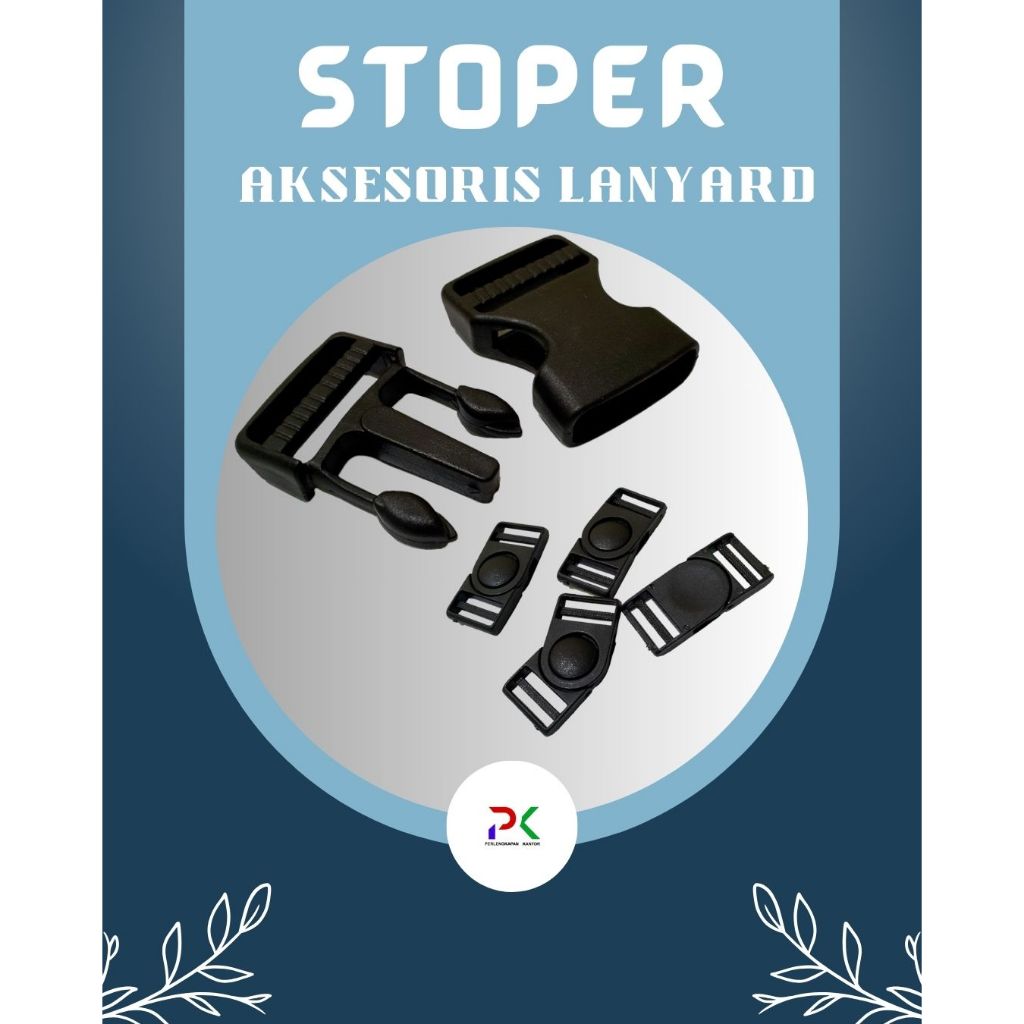 

stoper tali id card lanyard cantelan ukuran 1,5cm