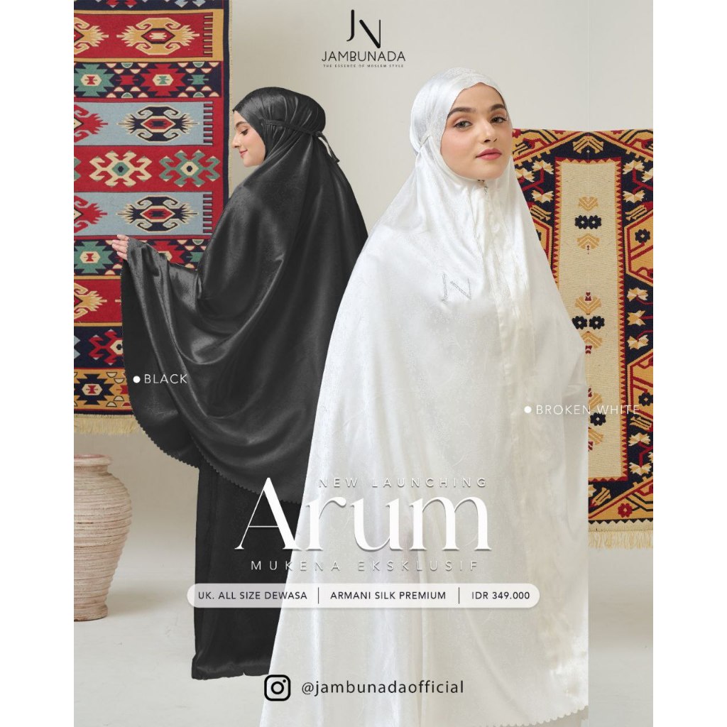 Mukena Arum / Mukena Jambunada / Mukena Dewasa Eksklusif