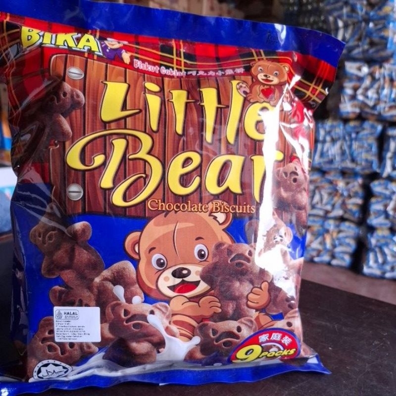 

Bika Little Bear chocolate biscuit // 9 pack