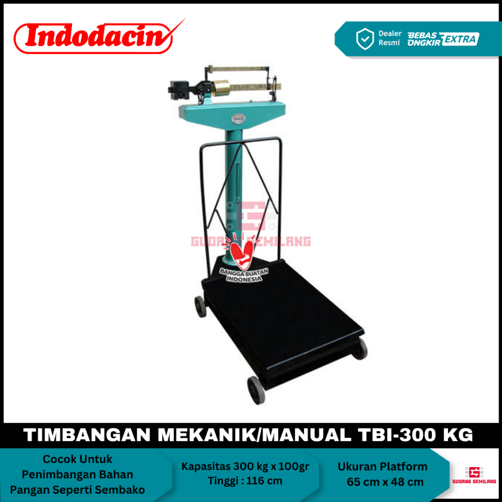 Jual Timbangan Duduk 300kg Timbangan Duduk Manual 150kg Timbangan Lantai 500kg Manual TBI Dacin